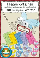Vorschau - Spiele - 100 häufigsten Wörter_Lesen_Fliegen klatschen - Deckblatt