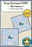 Vorschau - Spiele - Lesespiel *Bingo-Brettspiel_Lesen_WORTEBENE - Deckblatt