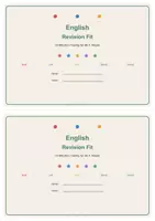 Vorschau - Arbeitsblätter - Fit in Englisch Class 4 - Revision booklet - Deckblatt