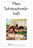 Vorschau - Arbeitsblätter - Mein Schönschreibheft - Deckblatt