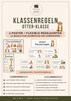 Vorschau - Poster - Klassenregeln Otter-Klasse | 3 Poster & 10 Regelkarten - Deckblatt