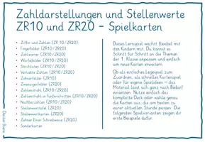Vorschau - Spiele - Zahldarstellungen und Stellenwerte ZR10 und ZR20 - 1.Klasse. - Seite 2