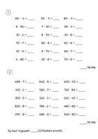 Vorschau - Arbeitsblätter - Test 1x1 - Seite 1