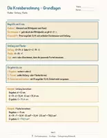 Vorschau - Arbeitsblätter - Die Kreisberechnung – Prüfungstraining Mathematik (Klasse 8) - Seite 3