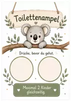Vorschau - Poster - Toilettenampel Koala-Klasse | 8 Designs für Lichtbuzzer - Seite 1
