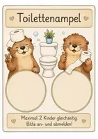 Vorschau - Poster - Toilettenampel Otter-Klasse | 8 Designs für Lichtbuzzer - Seite 1