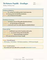 Vorschau - Arbeitsblätter - Die Weimarer Republik – Prüfungstraining Geschichte (Klasse 9) - Seite 3