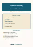 Vorschau - Arbeitsblätter - Die Charakterisierung – Prüfungstraining Deutsch (Klasse 8) - Seite 1