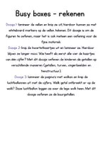 Voorbeeld - Busy boxes - 6 rekenactiviteiten - Pagina 2