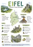 Vorschau - Arbeitsblätter - Lernposter + Arbeitsblätter zum Thema "Eifel" + Lösung & MP3 + Mindmap + Infografik - Deckblatt