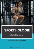 Vorschau - Arbeitsblätter - Sportbiologische Grundlagen ⎮ Skelettsystem - Sachtext mit Aufgaben für Klasse 10 bis 13 - Deckblatt