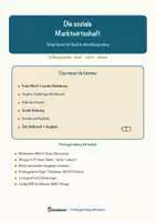 Vorschau - Arbeitsblätter - Die soziale Marktwirtschaft – Prüfungstraining Wirtschaft (Klasse 9) - Deckblatt