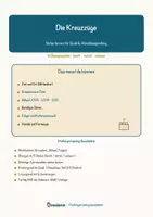 Vorschau - Arbeitsblätter - Die Kreuzzüge – Prüfungstraining Geschichte (Klasse 8) - Deckblatt