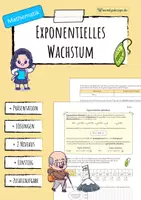Vorschau - Arbeitsblätter - Exponentielles Wachstum und Zerfall - Deckblatt