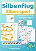 Vorschau - Spiele - Silbenflug Silbenspiel zur phonologischen Bewusstheit - Deckblatt