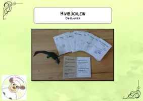 Vorschau - Arbeitsblätter - Minibüchlein Dinosaurier - Deckblatt