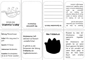 Vorschau - Arbeitsblätter - Minibüchlein Dinosaurier - Seite 2