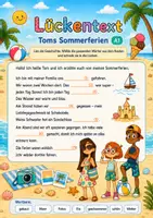 Vorschau - Arbeitsblätter - Sommerferien im Perfekt | Lückentext, Paare & Domino | 3 Aktivitäten für DaF/DaZ A1 - Seite 2