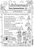 Vorschau - Arbeitsblätter - Sommerferien im Perfekt | Lückentext, Paare & Domino | 3 Aktivitäten für DaF/DaZ A1 - Seite 3