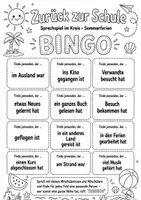 Vorschau - Spiele - Sommerferien-Bingo | 6 Sprechspiele für DaF/DaZ | A1–B1 | Schulstart nach den Ferien - Seite 3