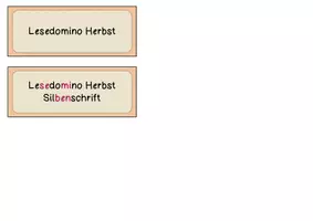 Vorschau - Spiele - Lesedomino Herbst Klasse 2 & 3 - Seite 1