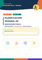 Vista previa - Para docentes: organización, planificación y formación - Cuaderno semanal de Educación Física 2026/27 - Portada