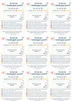 Vorschau - Mal- und Bastelvorlagen - Motivationskarten zum Zeugnis 1. Ausbildungsjahr Generalistik - Seite 2