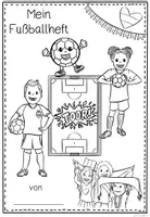 Vorschau - Arbeitsblätter - Vorschule Rätselheft Klasse 1, Fußball, Nachspuren, Feinmotorik - Seite 2