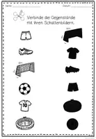 Vorschau - Arbeitsblätter - Vorschule Rätselheft Klasse 1, Fußball, Nachspuren, Feinmotorik - Seite 3