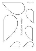 Vorschau - Mal- und Bastelvorlagen - Herzchenkarte gestalten (Liebevolle Botschaft) - Seite 2