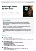 Vorschau - Unterrichtsreihen - Musik und Werbung: Themenheft inkl. Lösungen (Jg.6-8). - Seite 2