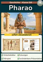 Vorschau - Stundenentwürfe - Pharao im alten Ägypten - Deckblatt