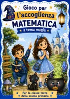 anteprima - Esercizi - Gioco per l'accoglienza matematica a tema magia classe terza - Pagina di copertina