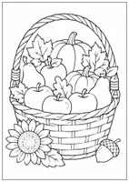 Vorschau - Poster - Herbst-Ausmalbilder 🍂 | 15 Vorlagen zum Ausmalen - Seite 2