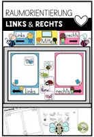 Vorschau - Arbeitsblätter - Übungsmaterial: links und rechts - Deckblatt