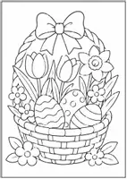 Vorschau - selbst erstellte Cliparts/Grafiken - Frühlings-Ausmalbilder 🌷 | 15 Vorlagen zum Ausmalen - Seite 2