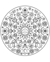 Vorschau - Arbeitsblätter - Frühling, Kunst, Malen, Mandala, Ostern - Seite 3