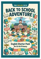 Vista previa - Hojas de trabajo - Back to school adventure - Portada