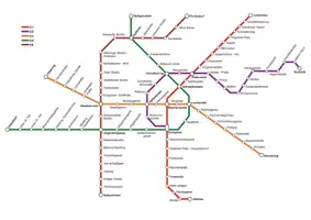 Vorschau - Arbeitsblätter - Wiener U-Bahn (U1 bis U6),Orientierung, Endstationen - Seite 2