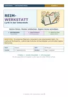 Vorschau - Stundenentwürfe - Reimdetektive - Lyrikmaterial für die Unterstufe - Seite 1
