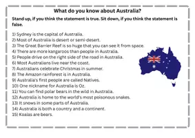 Vorschau - Arbeitsblätter - Einstieg Australia: Quiz: What do you know about Australia? - Seite 2