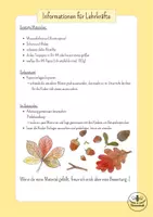 Vorschau - Mal- und Bastelvorlagen - Herbstwesen basteln - Kunst Grundschule Klasse 1 Herbst, Klasse 2, Klasse 3 - Seite 2