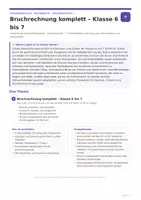 Vorschau - Unterrichtsreihen - Mathematik Sek I Sparpaket – Bruchrechnung, Prozentrechnung, Zinsrechnung, Terme & Gleichungen | Klasse 6–8 - Seite 2