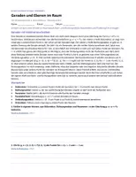 Vorschau - Unterrichtsreihen - Geraden und Ebenen im Raum | Analytische Geometrie | Unterrichtsreihe Mathematik Sek II - Seite 2