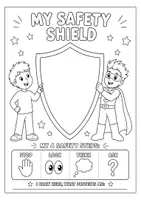 Προεπισκόπηση - Φύλλα εργασίας - Free Online Safety Coloring Pages - Σελίδα 1