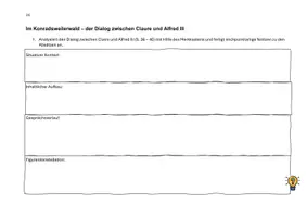 Vorschau - Unterrichtsreihen - Reihe; Friedrich Dürrenmatt - Der Besuch der alten Dame - Deckblatt