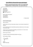 Vorschau - Unterrichtsreihen - Bewerbungsschreiben - Fehlersuche - Seite 1