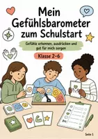 Vorschau - Bildkarten - Gefühlsbarometer zum Schulstart - Seite 1