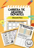 Vista previa - Hojas de trabajo - Carrera de memoria - Deportes - Educación Física - Portada