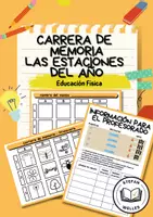 Vista previa - Juegos / Gamificación - Carrera de memoria - Las estaciones - Educación Física - Portada